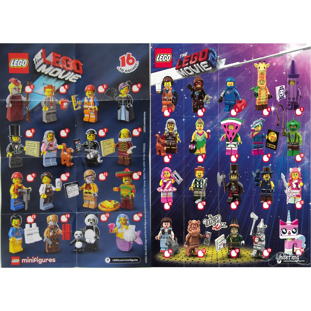 lego movie series 1 minifigures