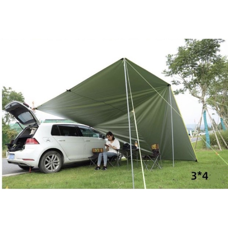 Lightweight Flysheet 3m x 4m (10ft x 13.3ft) Camping Tent Trap