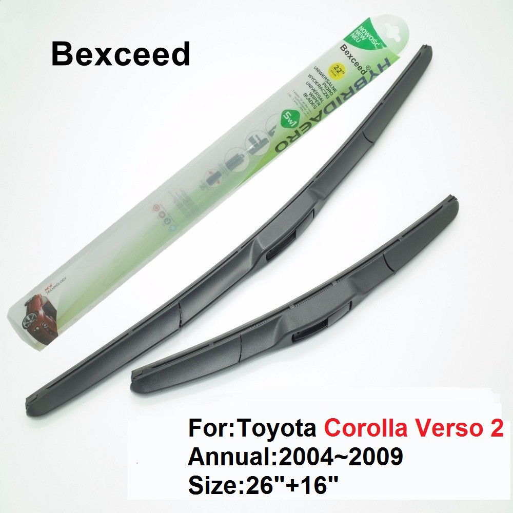 2009 corolla wiper blade size