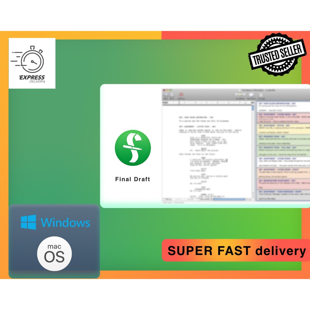 🔥Final Draft 11.1.1 Windows / macOS Lifetime Full Version Shopee
