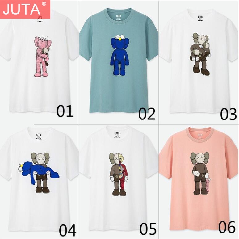Juta Original Uniqlo Kaws Sesame Street Couple Clothes T Shirt Short Sleeve Women Tops Shopee Malaysia