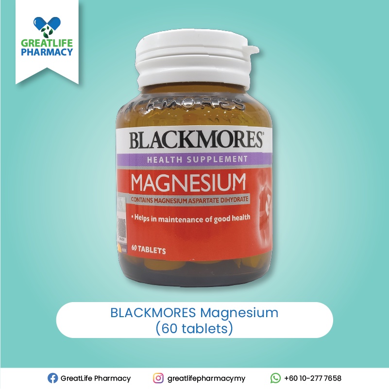Blackmores Magnesium (60 tablets) Shopee Malaysia