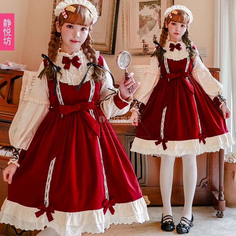 lolita dress red