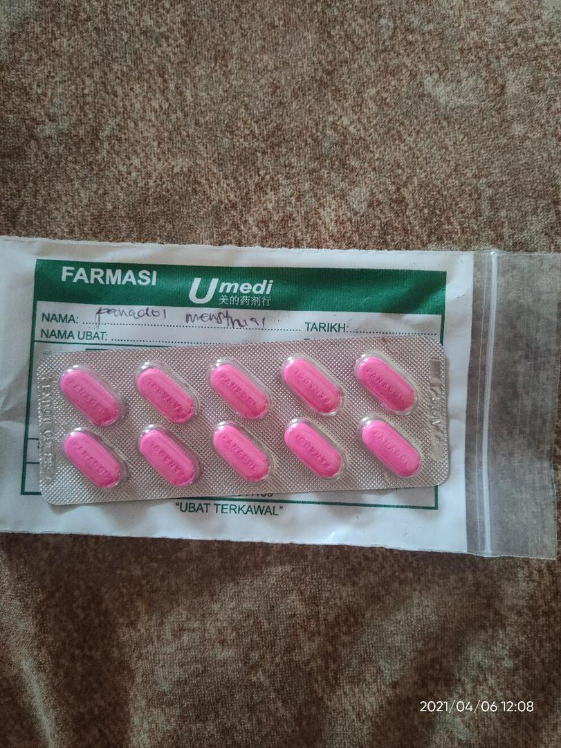 Panadol Menstual Pink Ubat Sakit Senggugut Haid 10 S Shopee Malaysia