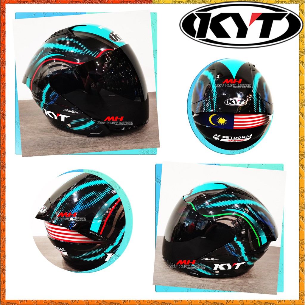 100 Original KYT NFJ PETRONAS 2.0 NEW MOTO GP LIMITED EDITION HELMET