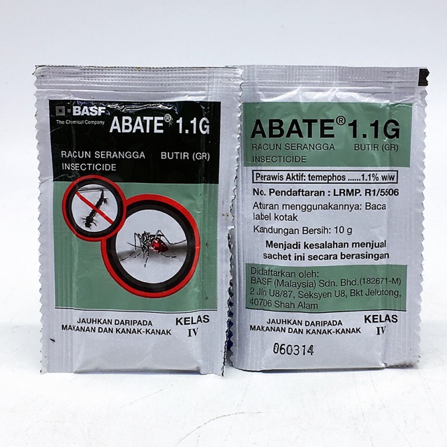 BASF ABATE 1.1 g / ubat jentik jentek 10 g  Shopee Malaysia