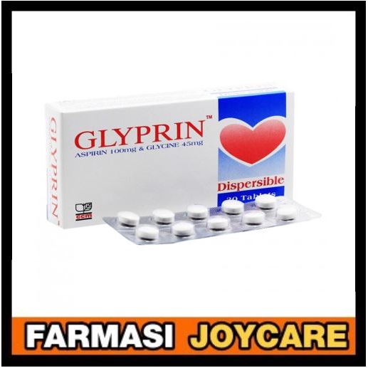 Glyprin 100mg Aspirin 100mg Glycine 45mg Same As Cardiprin 30 S Exp August 2022 Shopee Malaysia