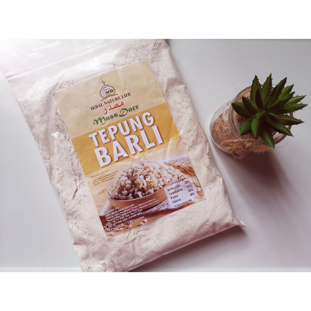 Tepung Barli Organik MASS DARR ( 1/2 kg) | Shopee Malaysia