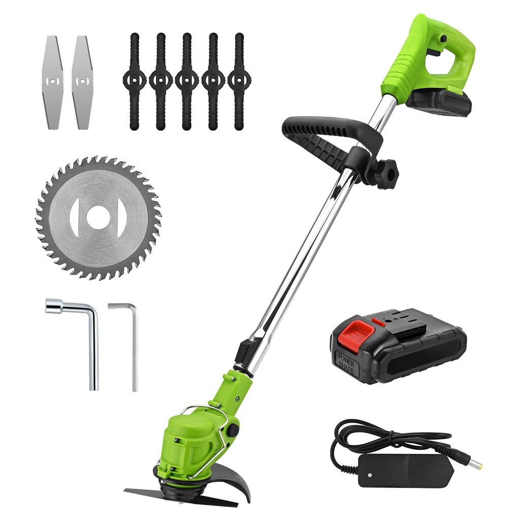 Cordless Grass Trimmer Brush Cutter Wireless Grass Trimmer Lawn Mower ...