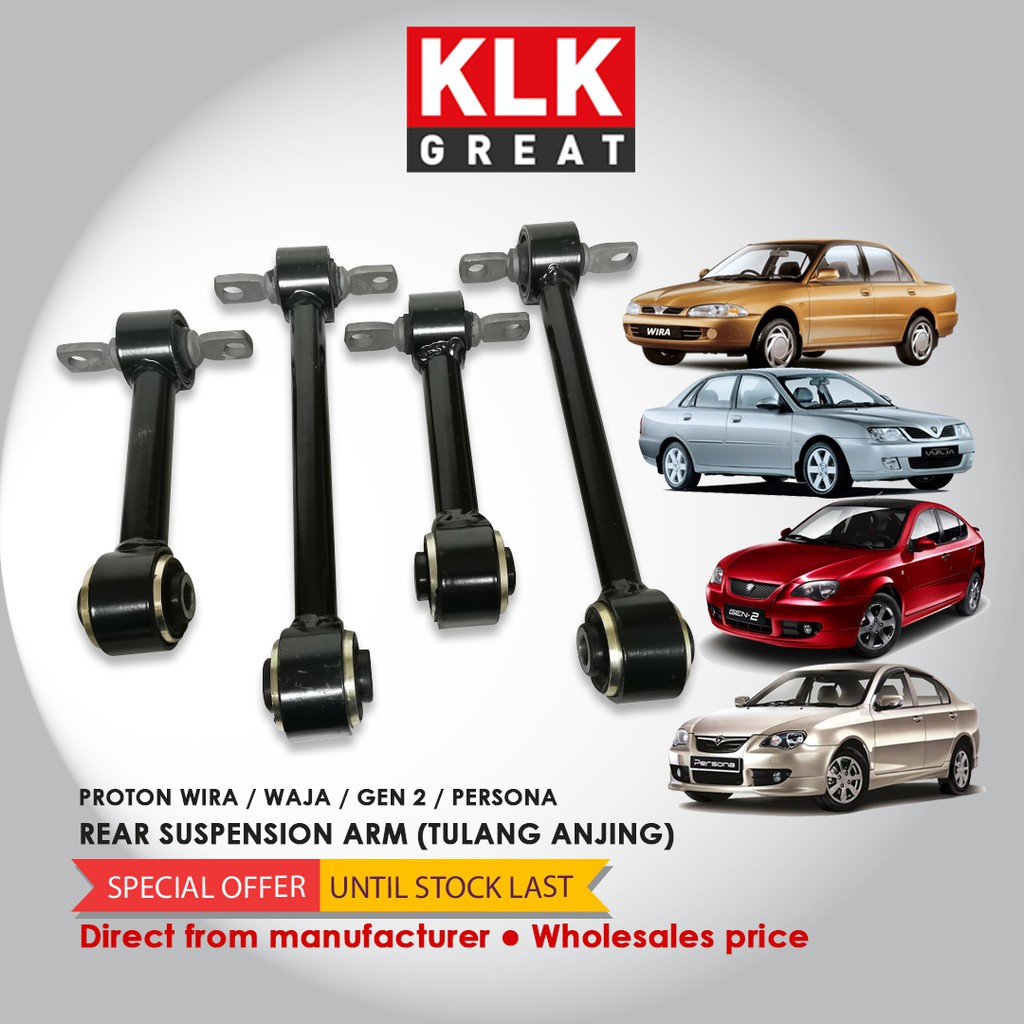 Proton Wira Waja Gen2 Persona Rear Lower Arm Assembly Tulang