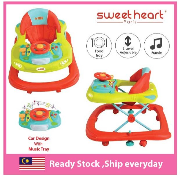 sweet heart paris baby walker