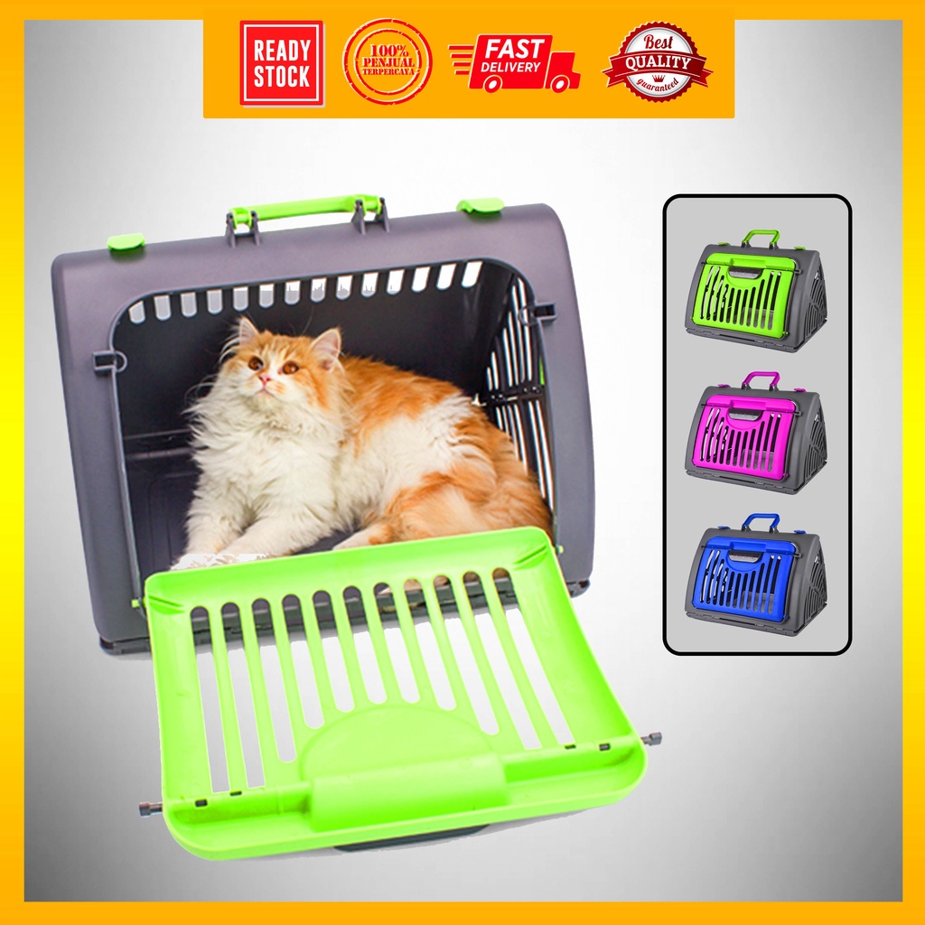 Collapsible Pet Carrier Foldable Storage / Beg Bekas Kucing / Cat Bag Carrier C008 Shopee