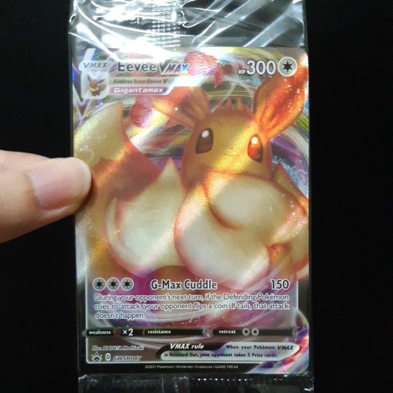 Pokemon Card Tcg Pokemon V Eevee Vmax Swsh087 Sealed Promo Full Art English Version 100 Original Pokemon Card Shopee Malaysia