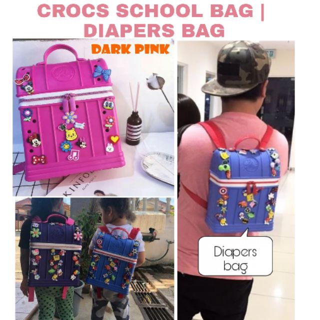 crocs school bag