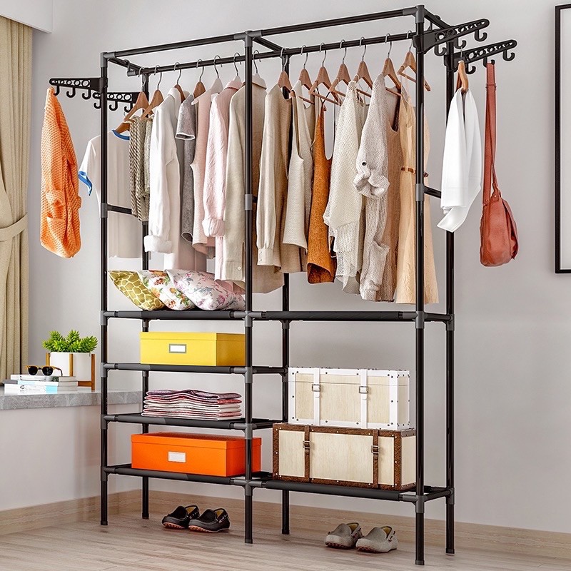 Large Clothes Rack Rak baju  ikea  Almari  pakaian rak 