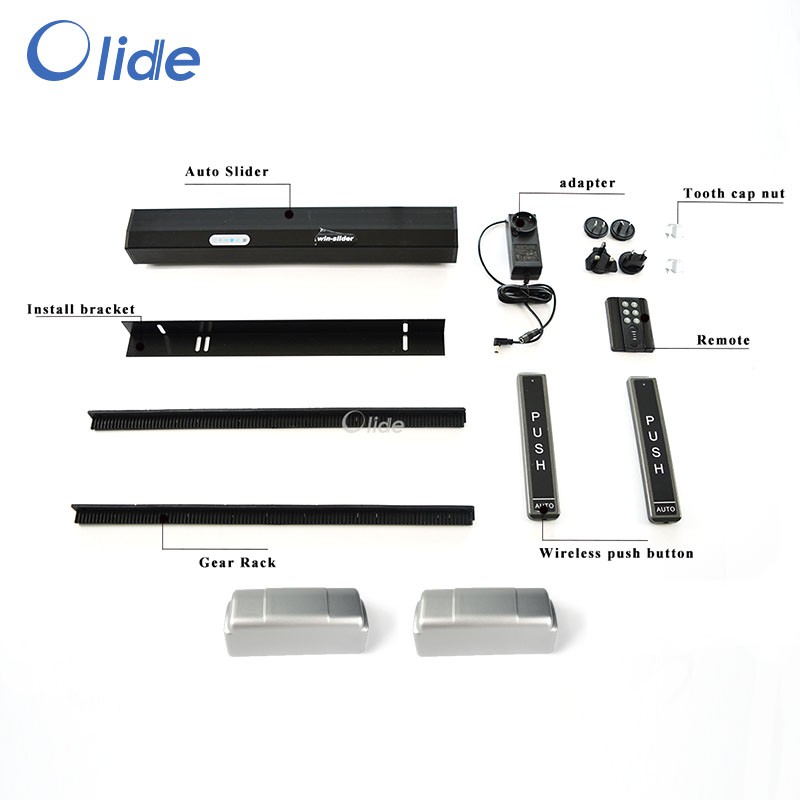 Automatic Sliding Door Window Closer Auto Slider Black Type