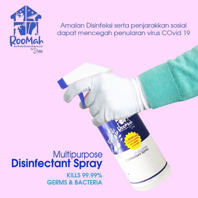 Multipurpose Disinfectant Spray RooMah by Sysfel