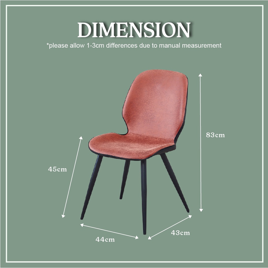 FINSSO : ROSSA Modern Dining Chair Designer Chair