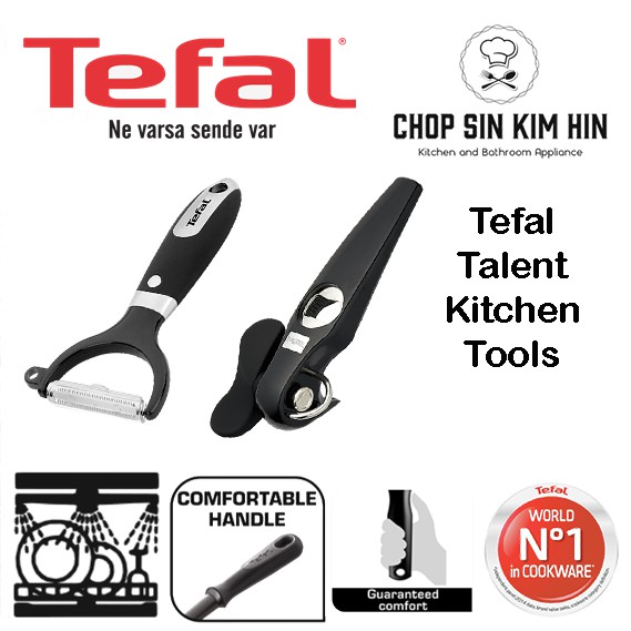 Tefal Comfort Can Opener Peeler Easy Ready Stock Shopee Malaysia