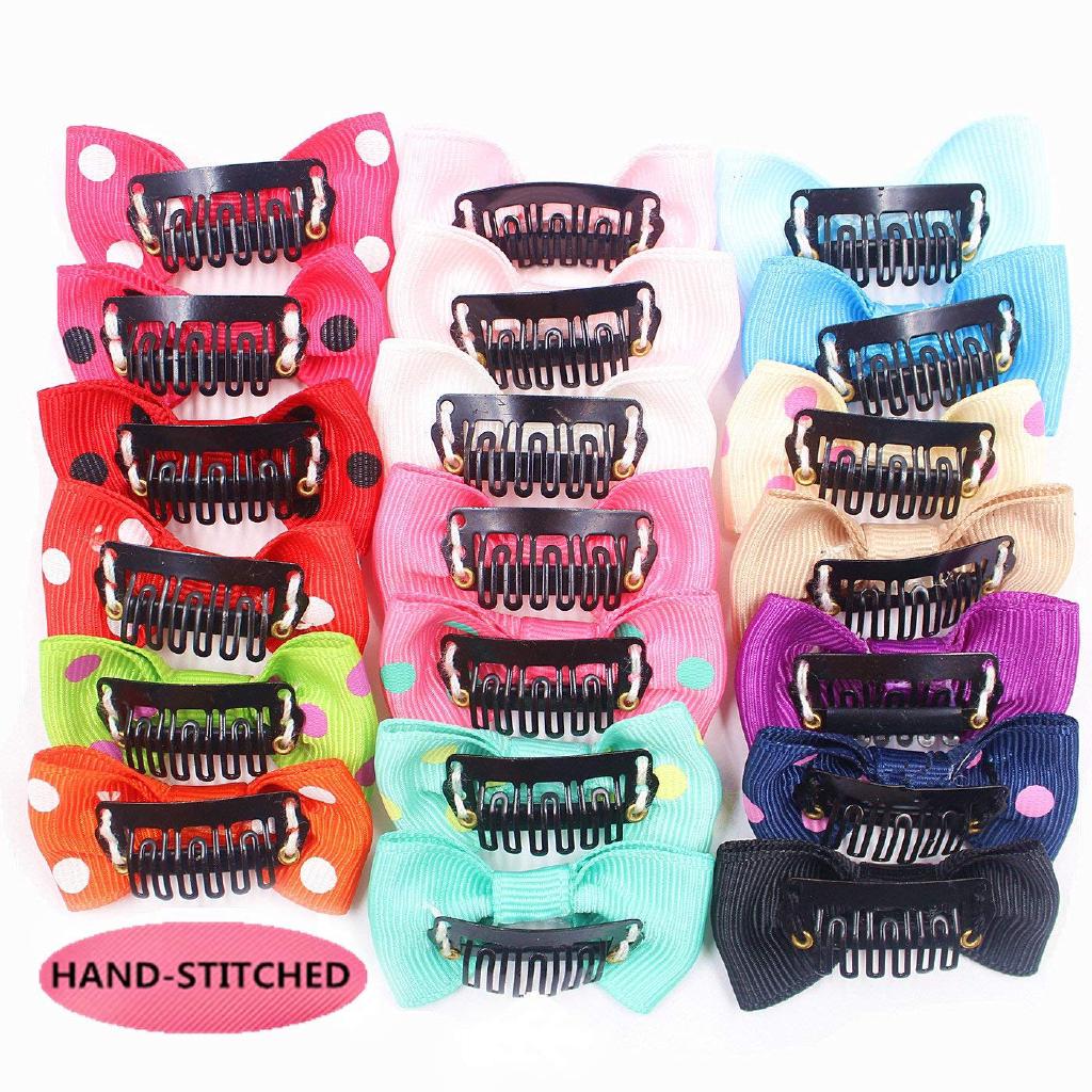 10 Pcs Baby Girls Toddlers Tiny Baby Hair Clips Hair Bows Clips hair