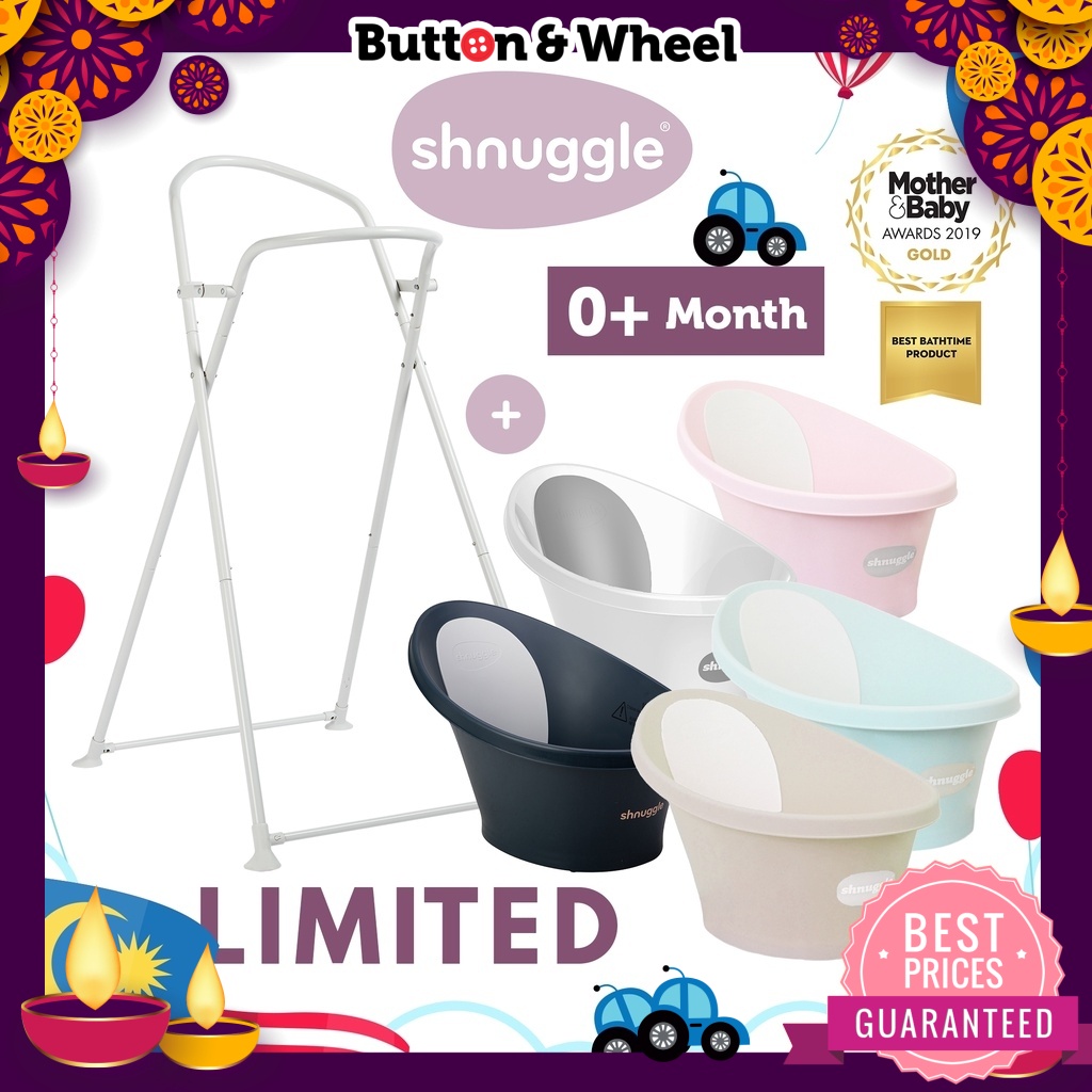 Shnuggle Bundle set (Bathtub + Bath Stand) Limited Shopee Malaysia