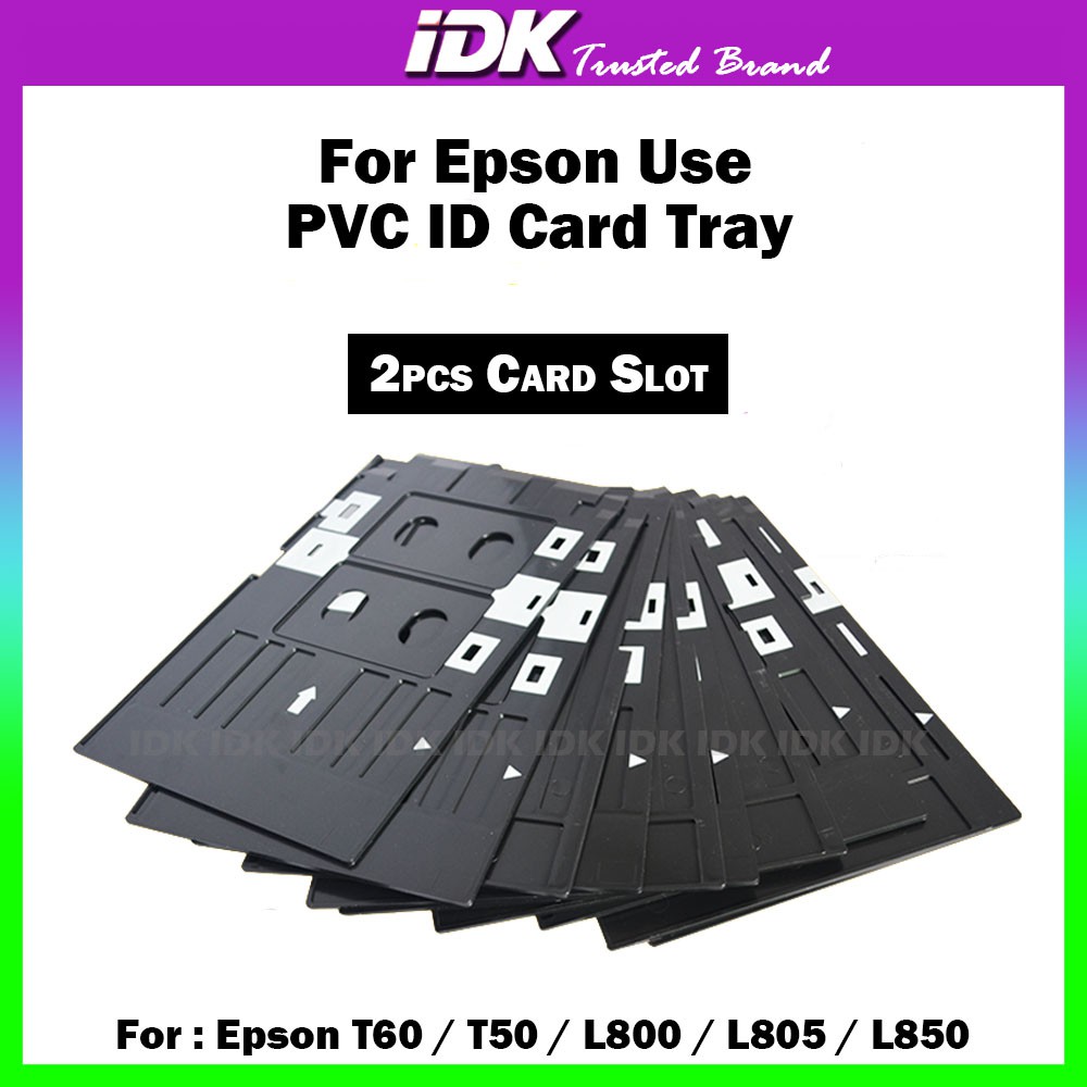 PVC Direct Print ID Card Tray For Epson Printer Use Shopee Malaysia