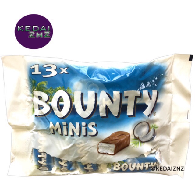 Chocolate Bounty Minis Bag 333g Coklat