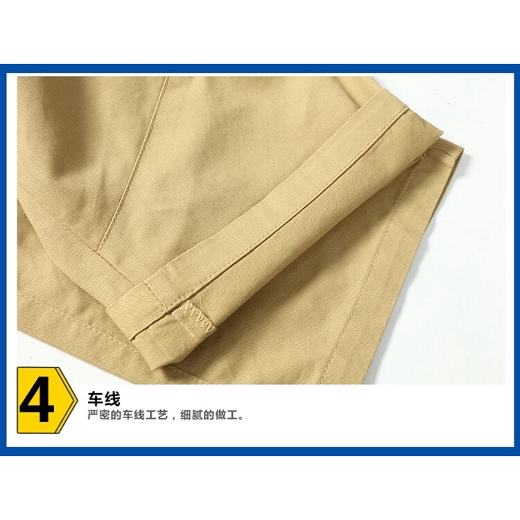 Must Have Ready Stock100% Cotton Men Shorts Casual Short Pants Seluar Pendek Lelaki Men's Leisure Elastic Sports Teen... - Image 3