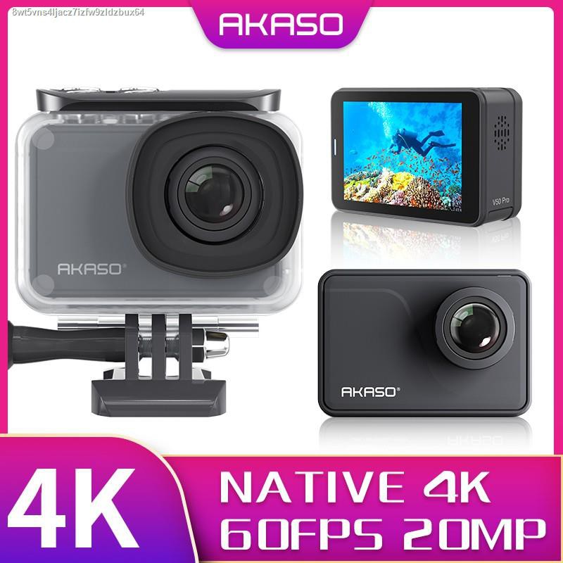 Fast Delivery Akaso V50 Pro Se Action Camera Touch Screen 4k60 Waterproof Features Eis And Wi Fi Remote Control Sports Shopee Malaysia