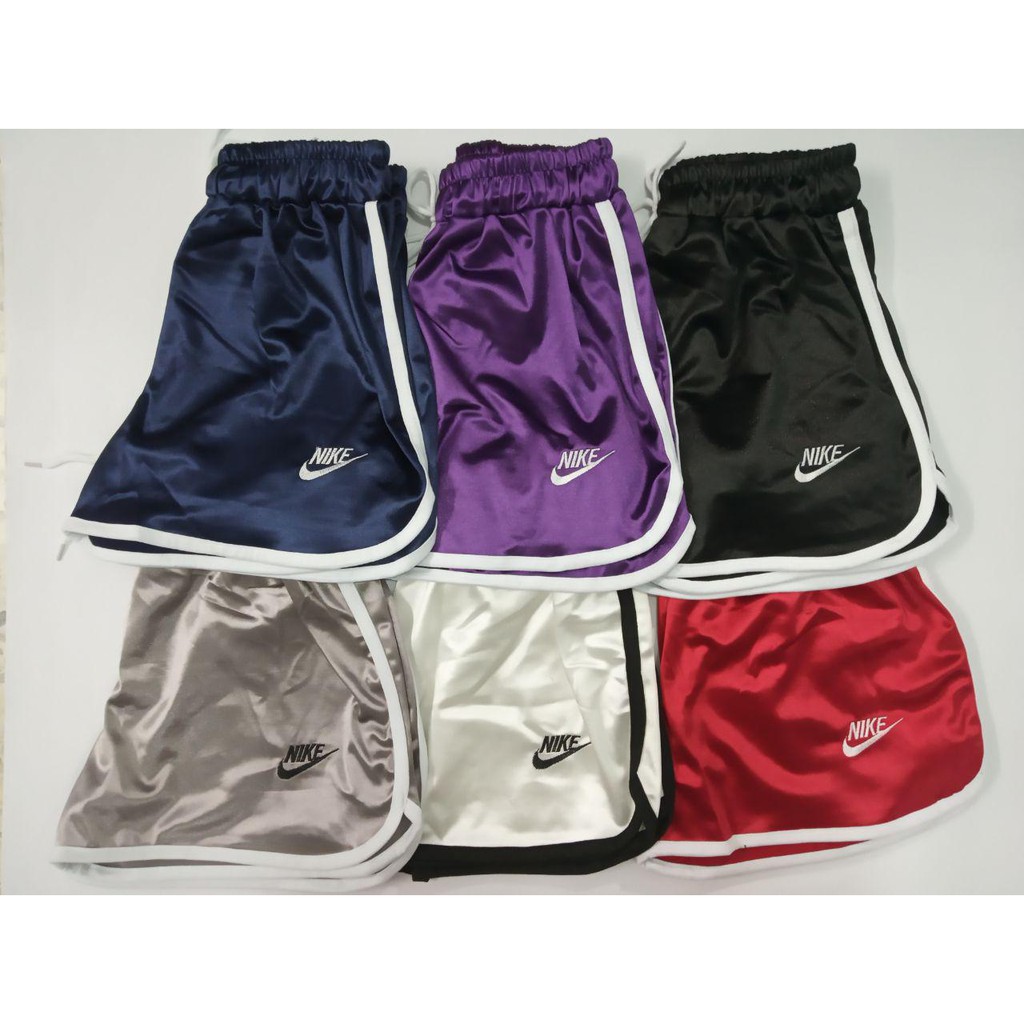 satin nike shorts