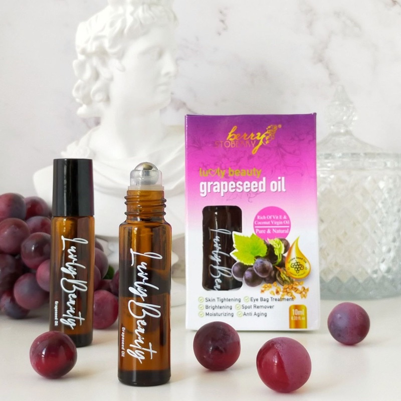 GRAPESEED OIL VIRAL TIKTOK [ MINYAK ROLLER SAKA ] Shopee Malaysia