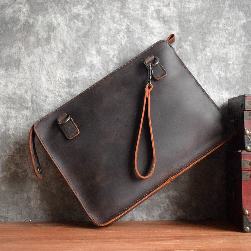 handmade leather sling bag