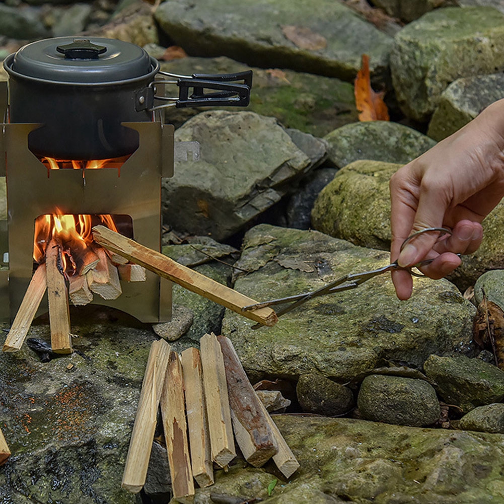Outdoor Silver Picnic Portable Folding Stainless Steel Flexible