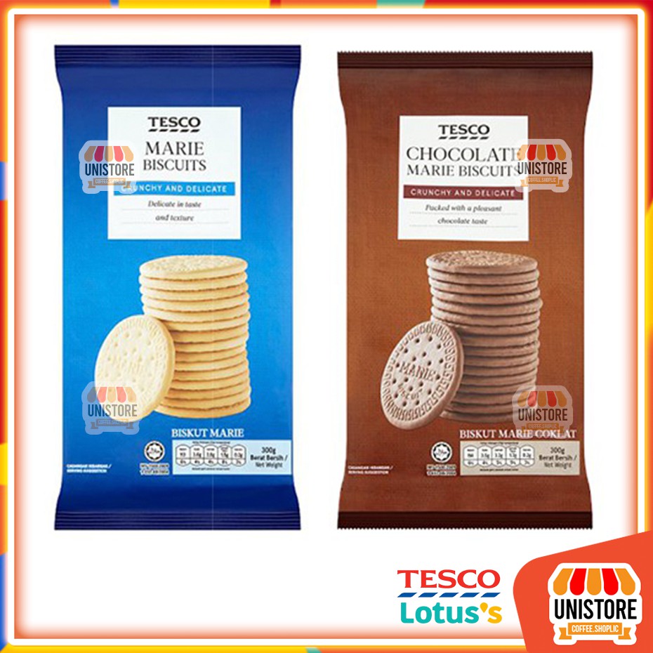 Tesco Marie / Chocolate Marie Biscuits 300g Shopee Malaysia