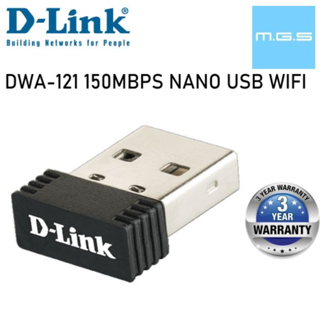 D Link Dwa 121 Pico Wireless N150 Nano Size Usb Wifi Adapter Dlink 725n 727n 821n 823n Dwa123 Dwa121 Shopee Malaysia