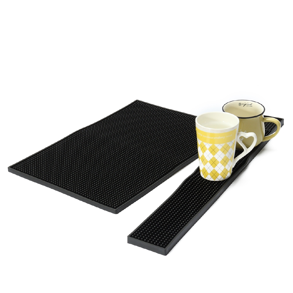 Rubber Service Bar Mat Heavy Duty Drip Backed Mats Runner For Home Bar ...