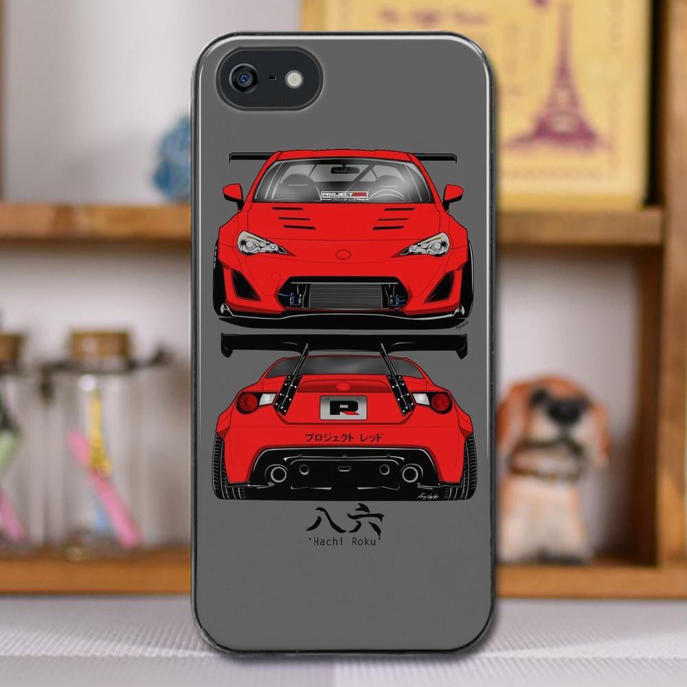 Hachi Roku 86 Red Ver Mobile Phone Case Ring Hard Pc Design Iphone Case Shopee Malaysia