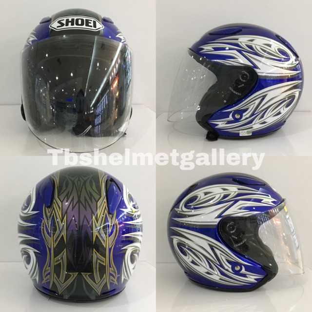 Shoei Jstream Polaris Blue Shopee Malaysia