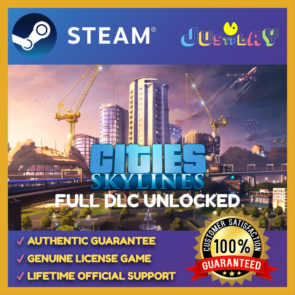 Cities Skylines Full Dlc Online Steam Unlocked Pc Windows Shopee Malaysia