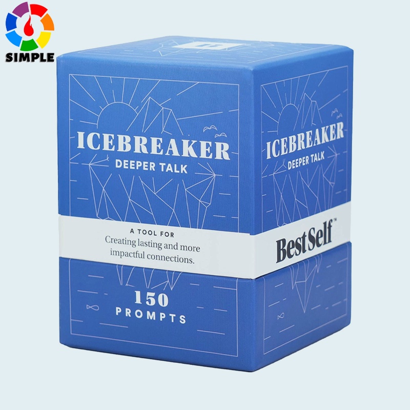 Self Decks – Icebreaker Deck, Deeper Talk, Intimacy or WorstSelf 150 Prompts Card Game