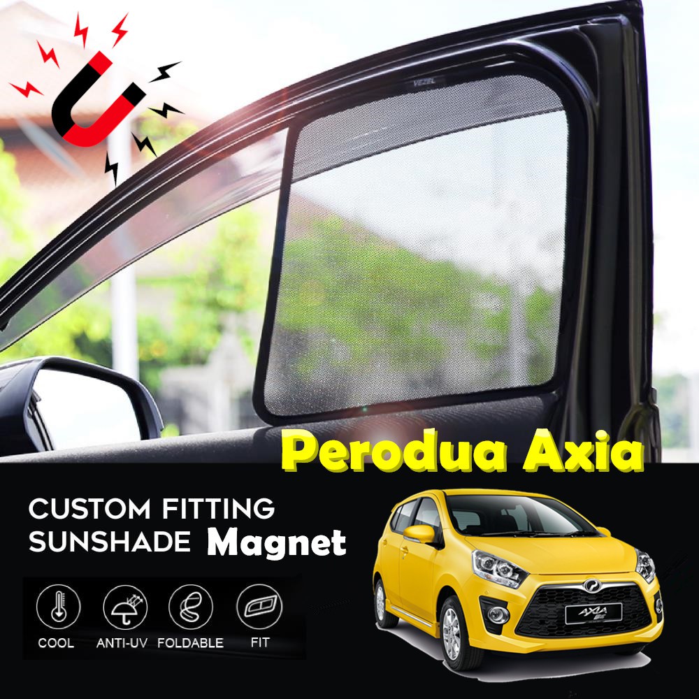 Perodua Axia Sunshade (4 PCS) Shopee Malaysia