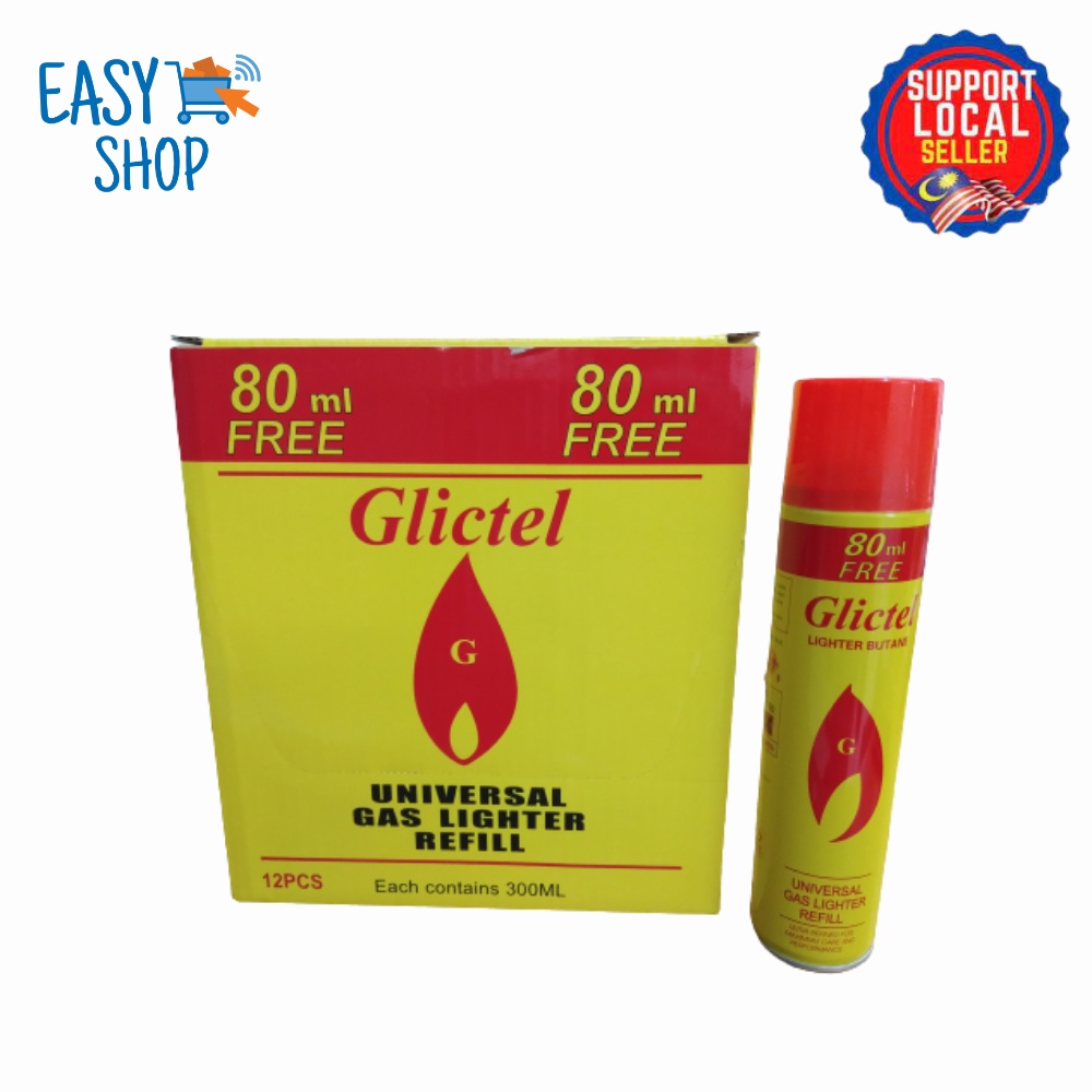 Promosi Glictel Gas Lighter Refill 300ml Pgmall