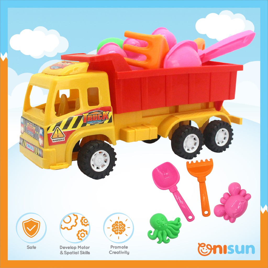 kinetic sand dump truck