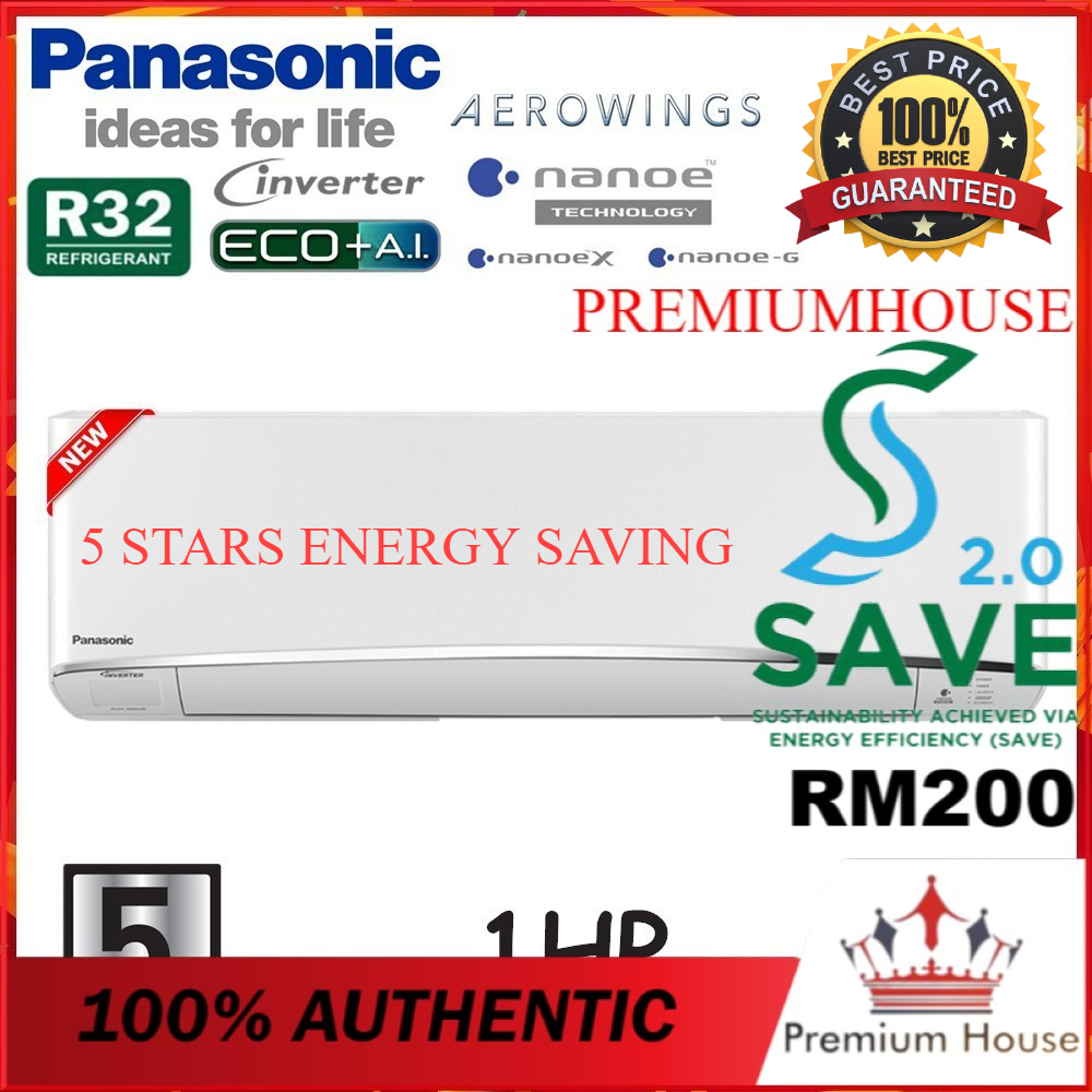 Buy Panasonic X Deluxe R32 Aero Series Air Conditioner Cs Xpu10wkh 1 Cs Xpu13wkh 1 Cs Xpu18wkh 1 Cs Xpu24wkh 1 Seetracker Malaysia