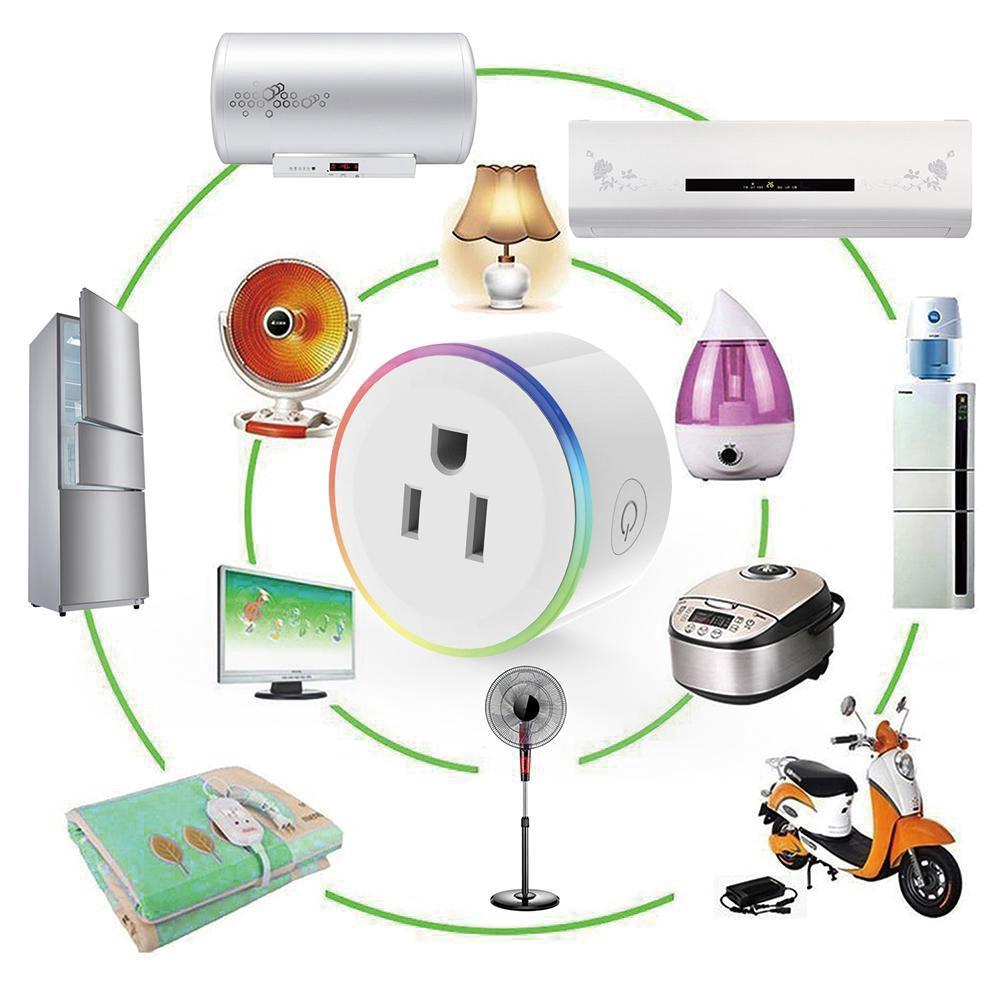 Lonsonho Wifi Smart Plug Tuya Smart Socket Plug Compatible mini Home Google  R6G0 | Shopee Malaysia