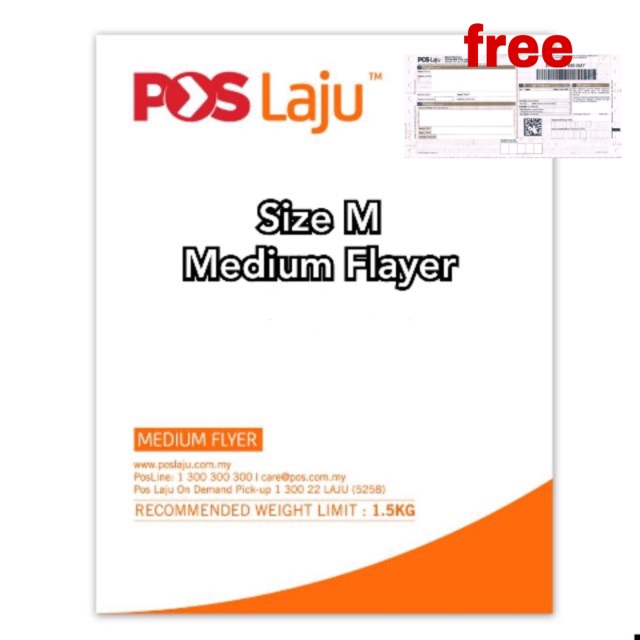 Plastik Pos Laju Size M Shopee Malaysia