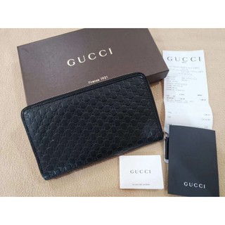 100% Original Gucci Mens Wallet SMLG/Gucci Card holder Black | Shopee ...