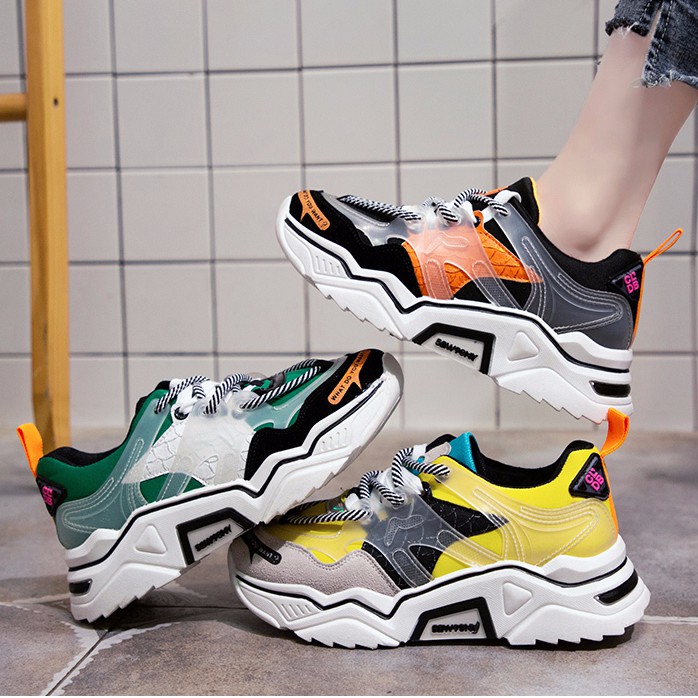 colorful dad sneakers