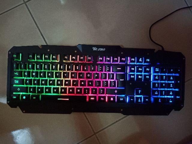 Tcstar K701 Gaming Membrane Keyboard with LED Light 