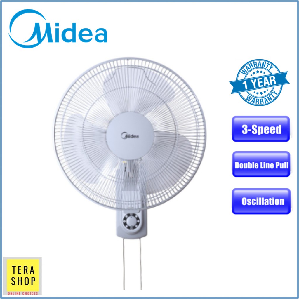 Midea Mf 16fw6h 16 Wall Fan 3 Speed Shopee Malaysia